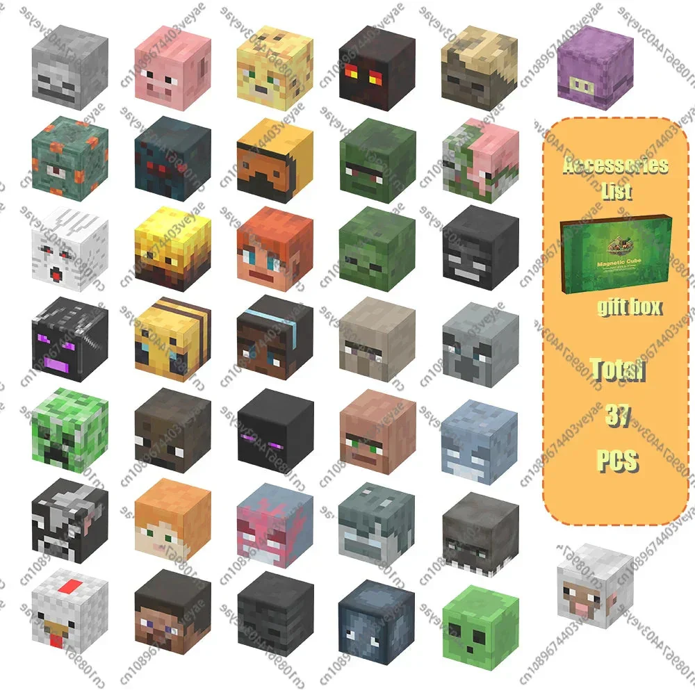 Magnetic Building Blocks Mine World Magnet Cube Set for Boy Girl Kid Age 3+ DIY Model Children Stem STEM Sensory Toy Gift - Image 28