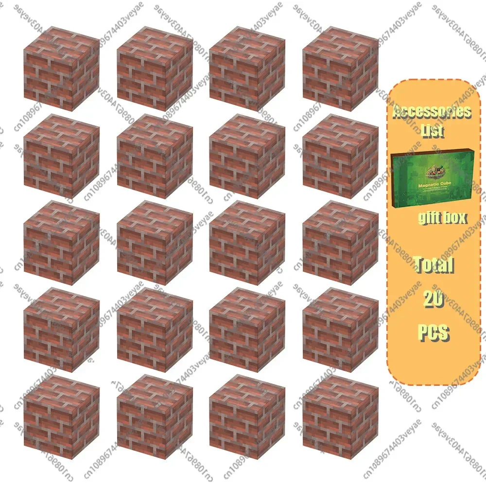 Magnetic Building Blocks Mine World Magnet Cube Set for Boy Girl Kid Age 3+ DIY Model Children Stem STEM Sensory Toy Gift - Image 49