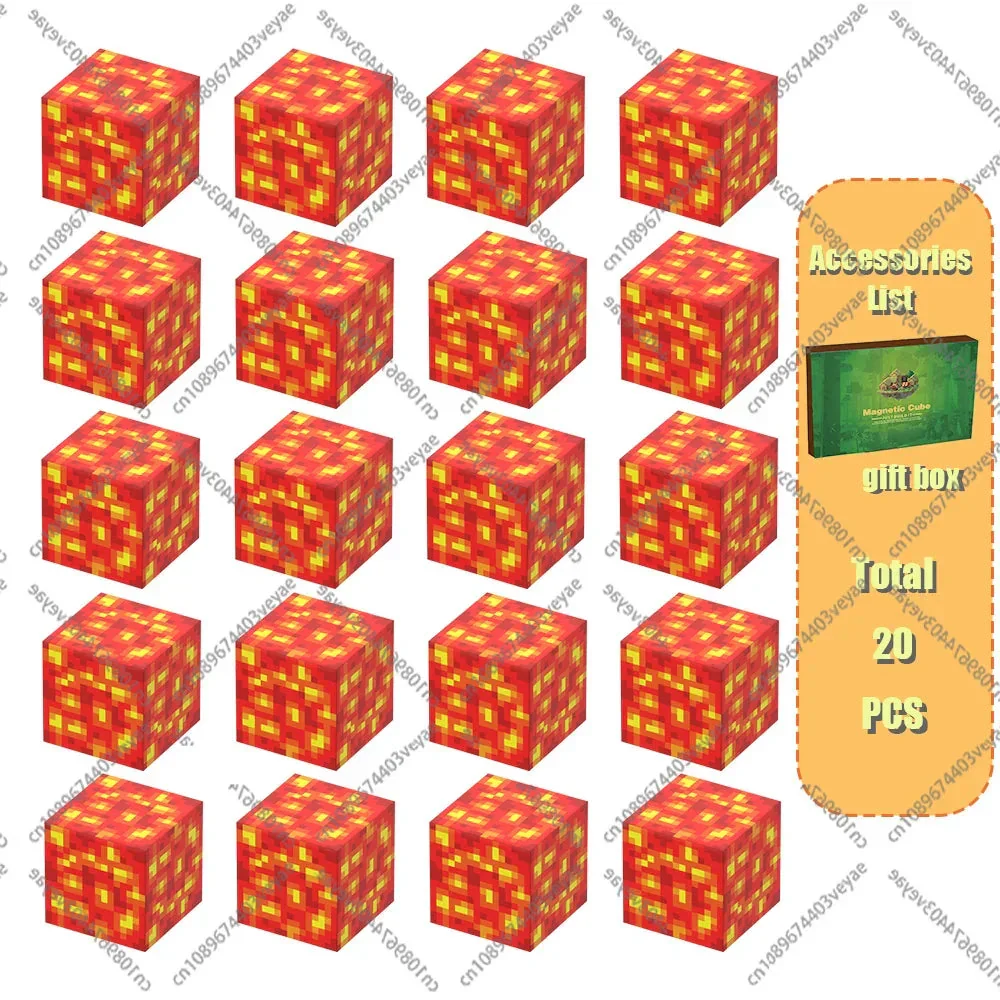 Magnetic Building Blocks Mine World Magnet Cube Set for Boy Girl Kid Age 3+ DIY Model Children Stem STEM Sensory Toy Gift - Image 51