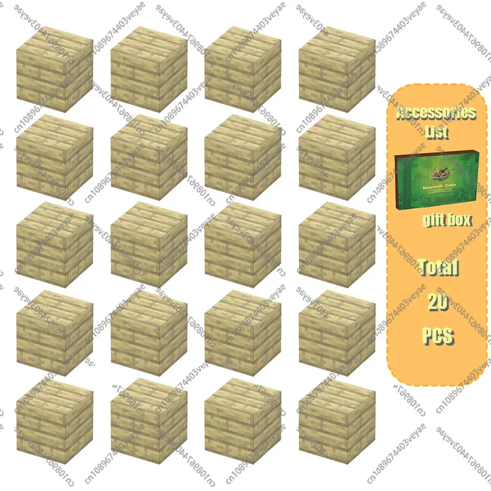 Magnetic Building Blocks Mine World Magnet Cube Set for Boy Girl Kid Age 3+ DIY Model Children Stem STEM Sensory Toy Gift - Image 52