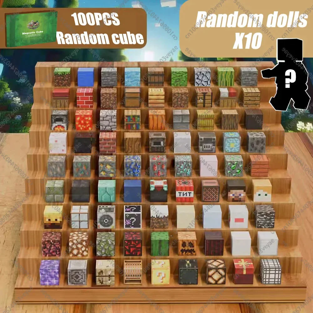 Magnetic Building Blocks Mine World Magnet Cube Set for Boy Girl Kid Age 3+ DIY Model Children Stem STEM Sensory Toy Gift - Image 7