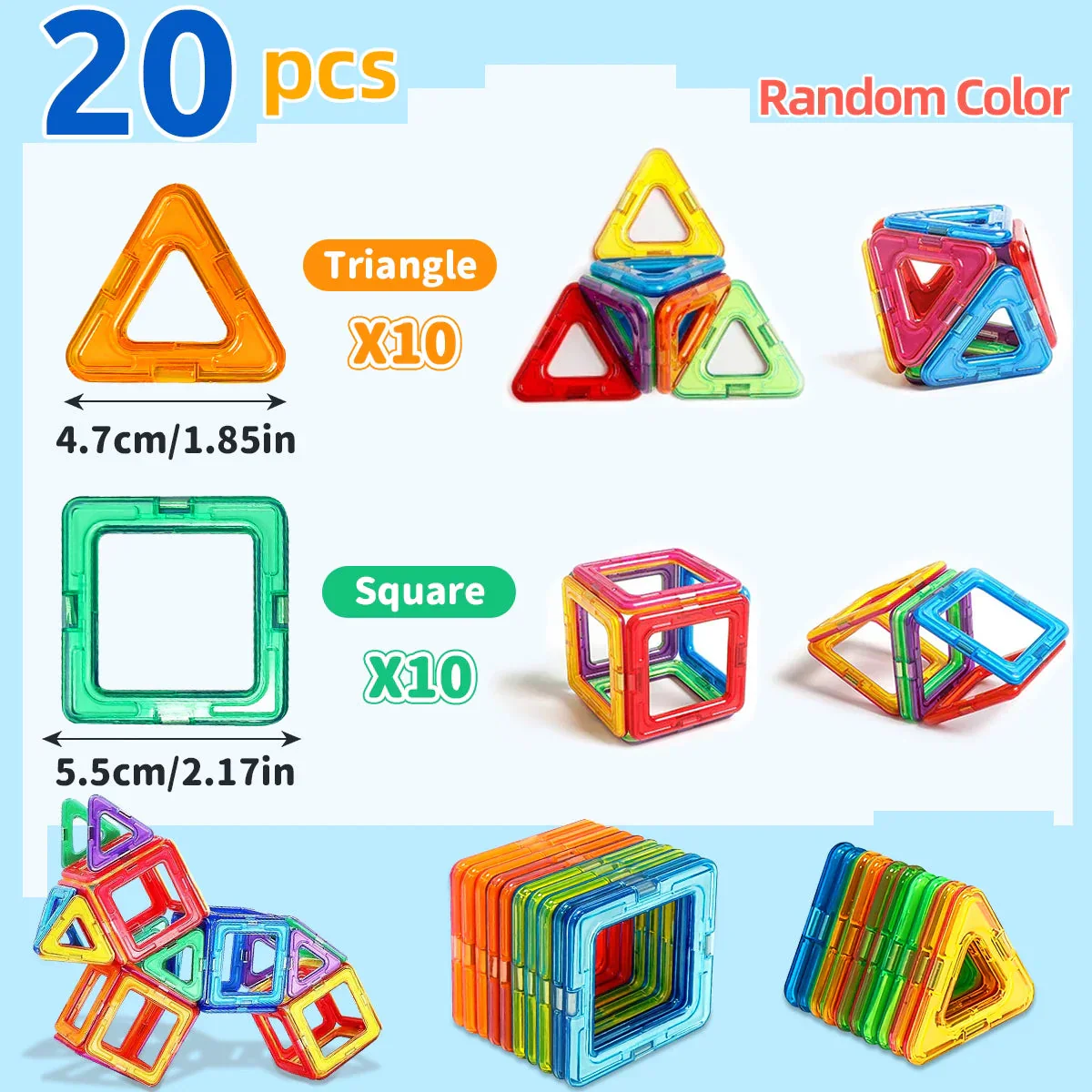 Magnetic Building Blocks - STEM Educational Toys for Kids Aged 4-12 - Image 12