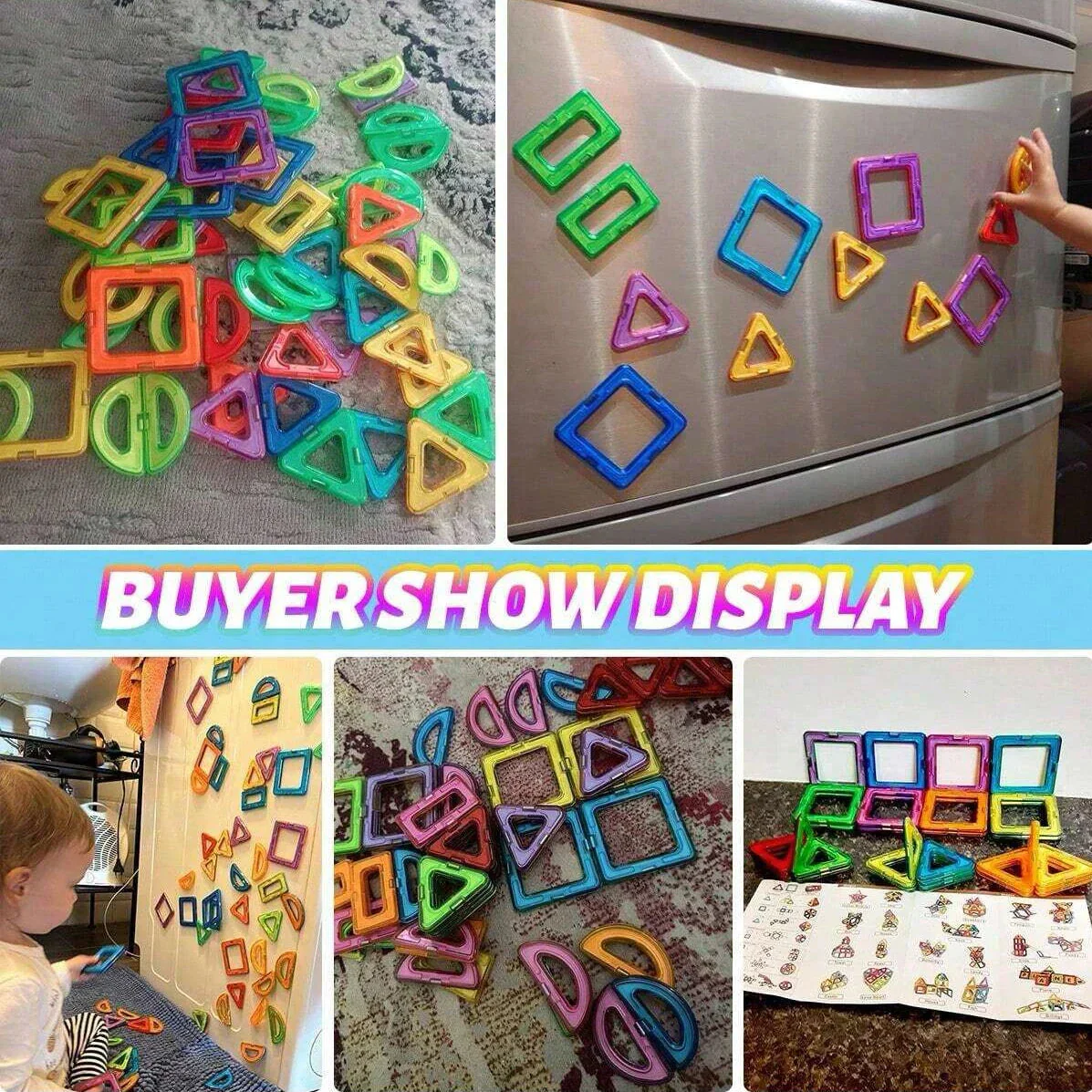 Magnetic Building Blocks - STEM Educational Toys for Kids Aged 4-12 - Image 3