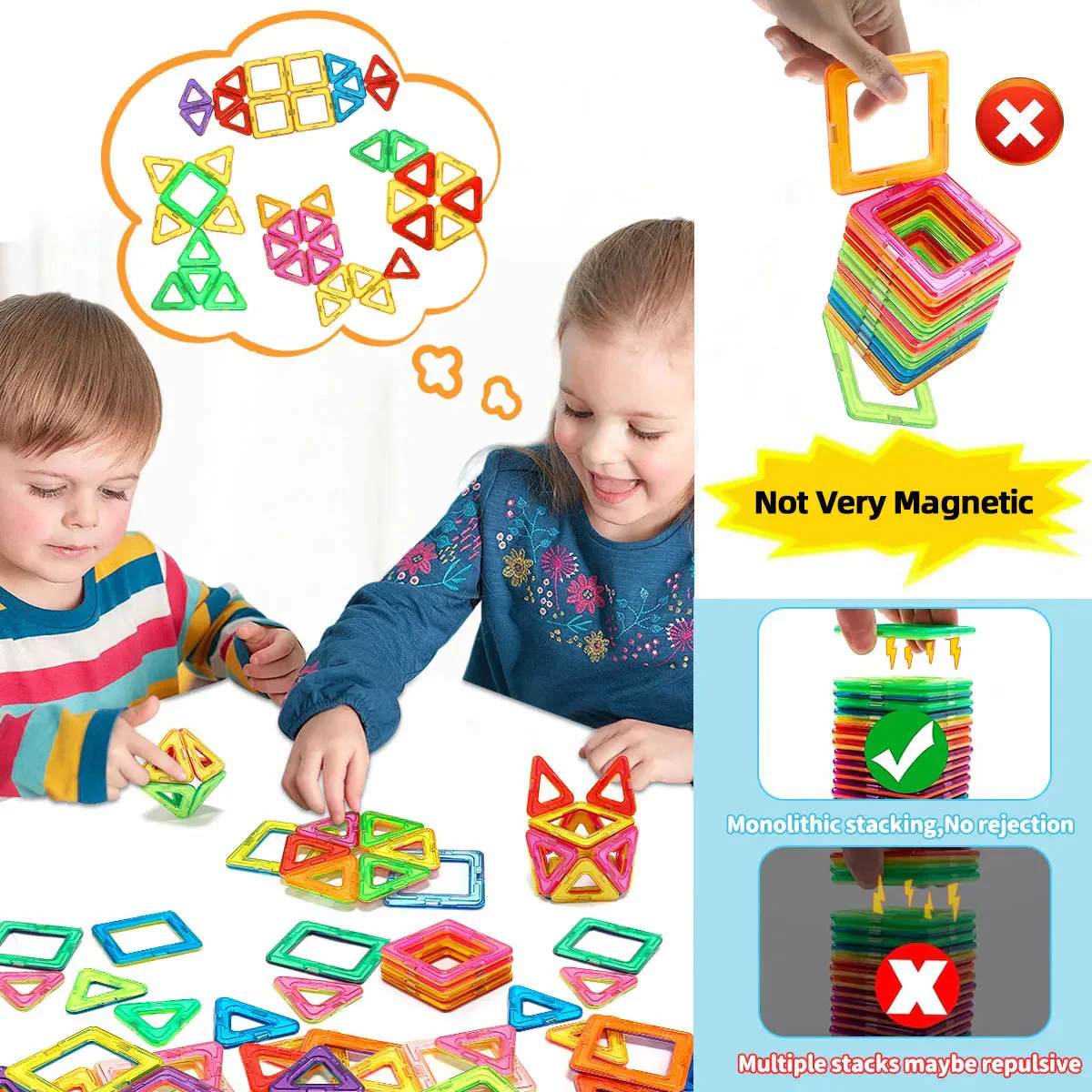 Magnetic Building Blocks - STEM Educational Toys for Kids Aged 4-12 - Image 6