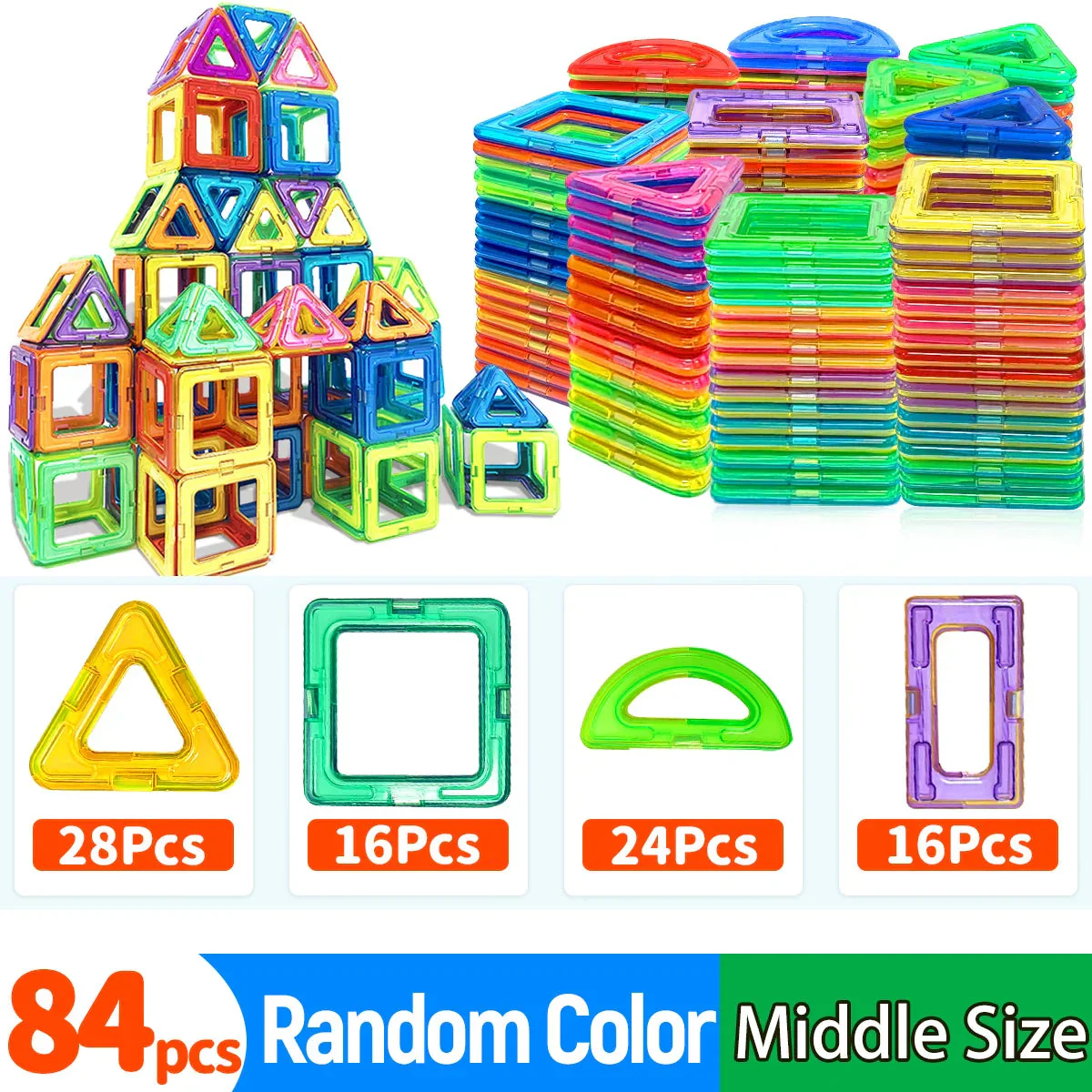 Magnetic Building Blocks - STEM Educational Toys for Kids Aged 4-12 - Image 7
