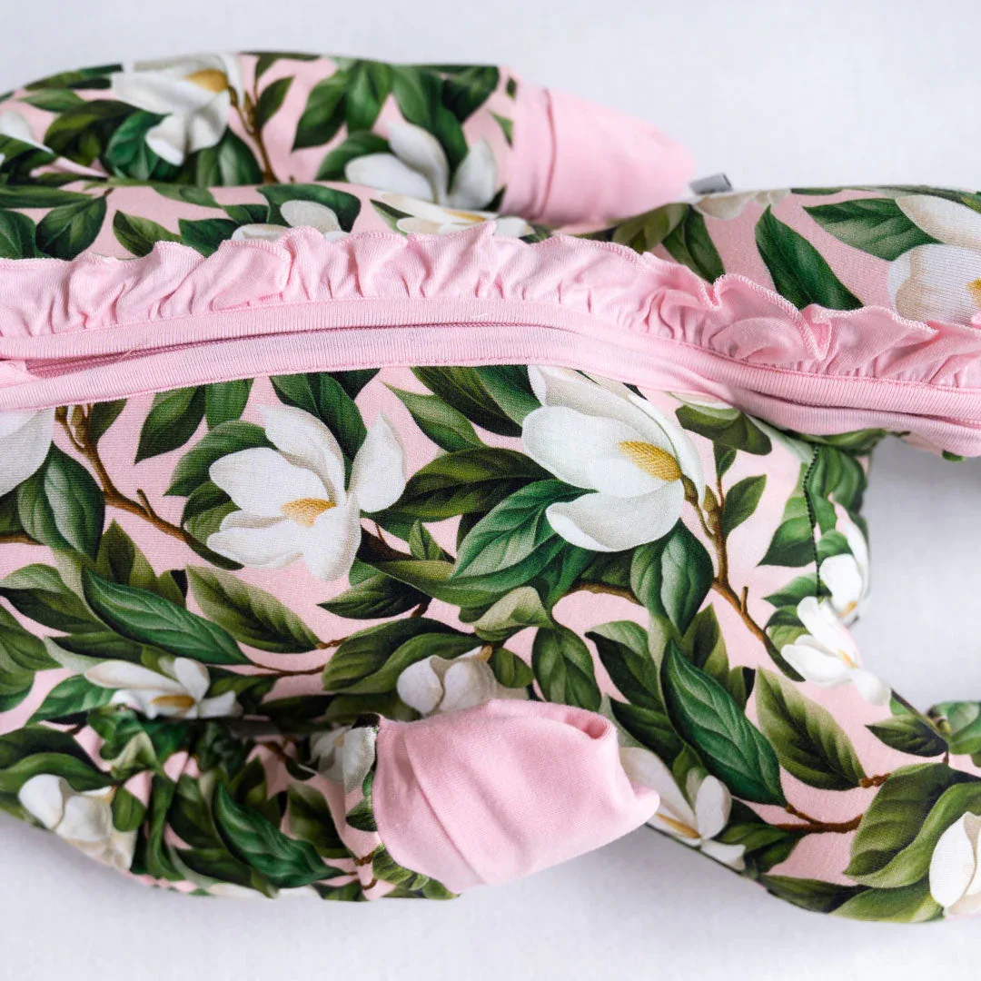 Magnolia Bamboo Ruffle Convertible Footie (2T-4T) - Image 4
