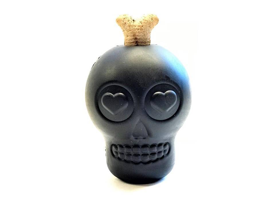 Magnum Sugar Skull Dog Chew Toy & Treat Dispenser - USA Made | SodaPup - Image 5
