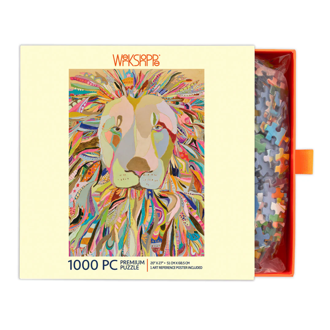 Majestic Lion 1000 Piece Jigsaw Puzzle - Image 4