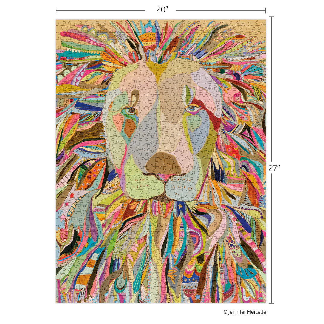 Majestic Lion 1000 Piece Jigsaw Puzzle - Image 6
