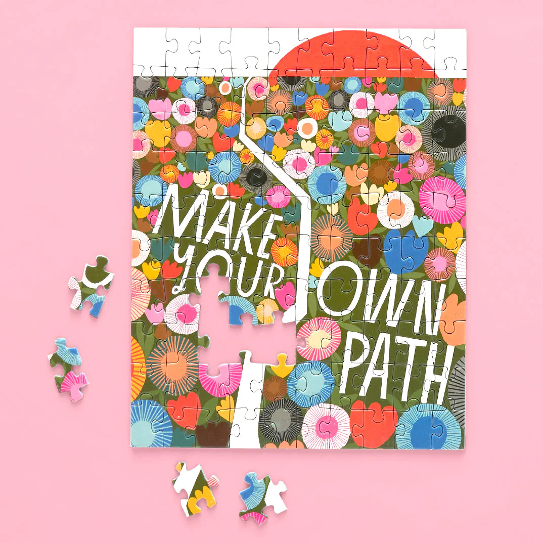 Make Your Own Path 100 Piece Puzzle Snax - Image 2