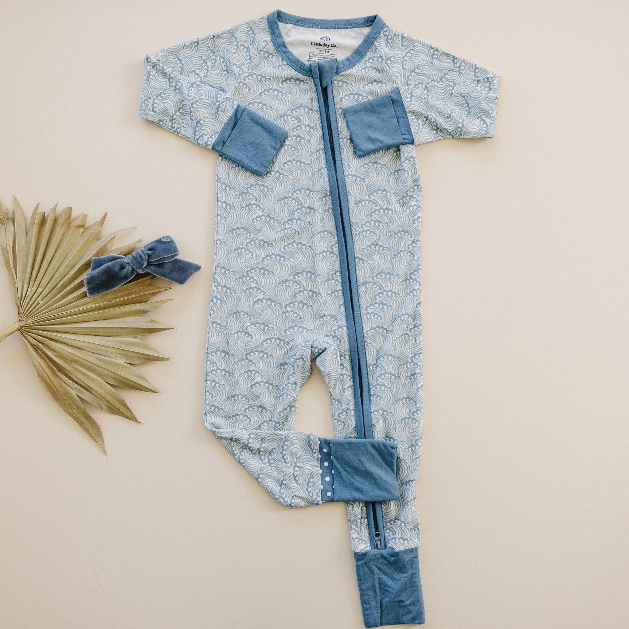 Making Waves Bamboo Zippy Romper - Image 2