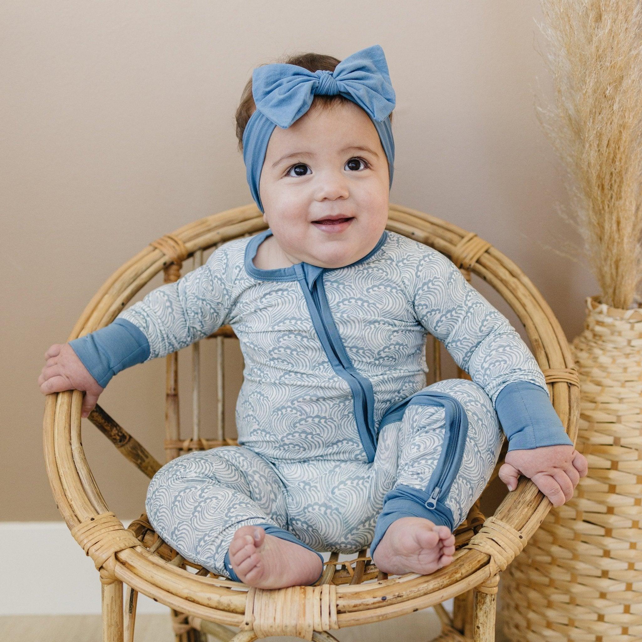 Making Waves Bamboo Zippy Romper - Image 5