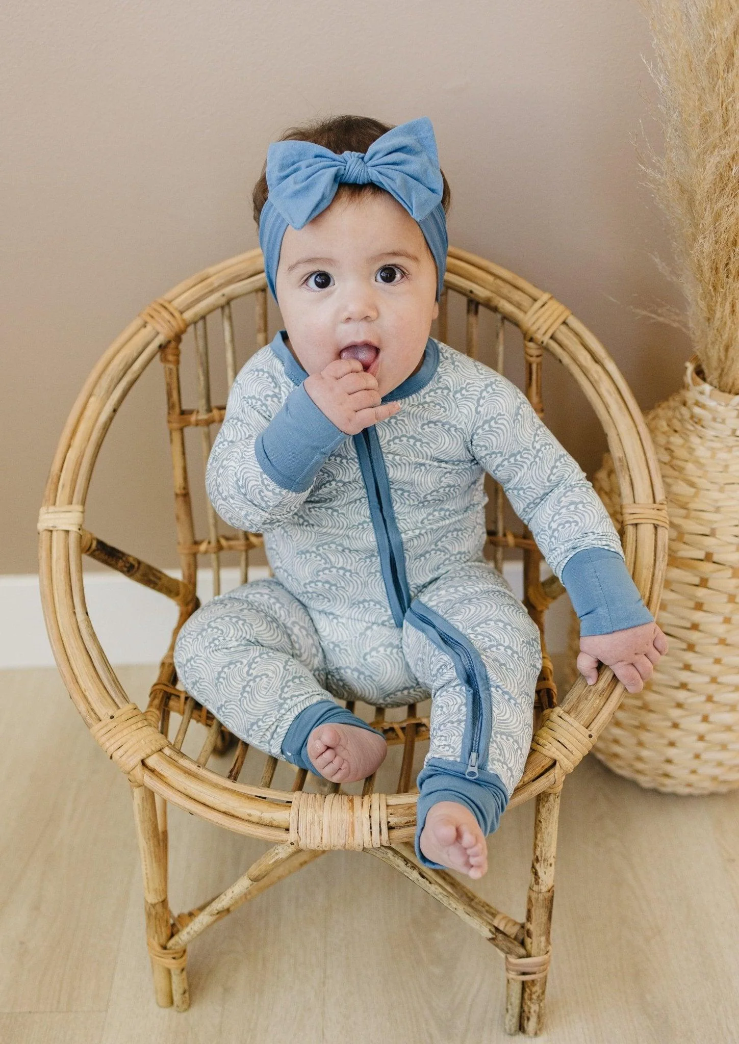 Making Waves Bamboo Zippy Romper - Image 7