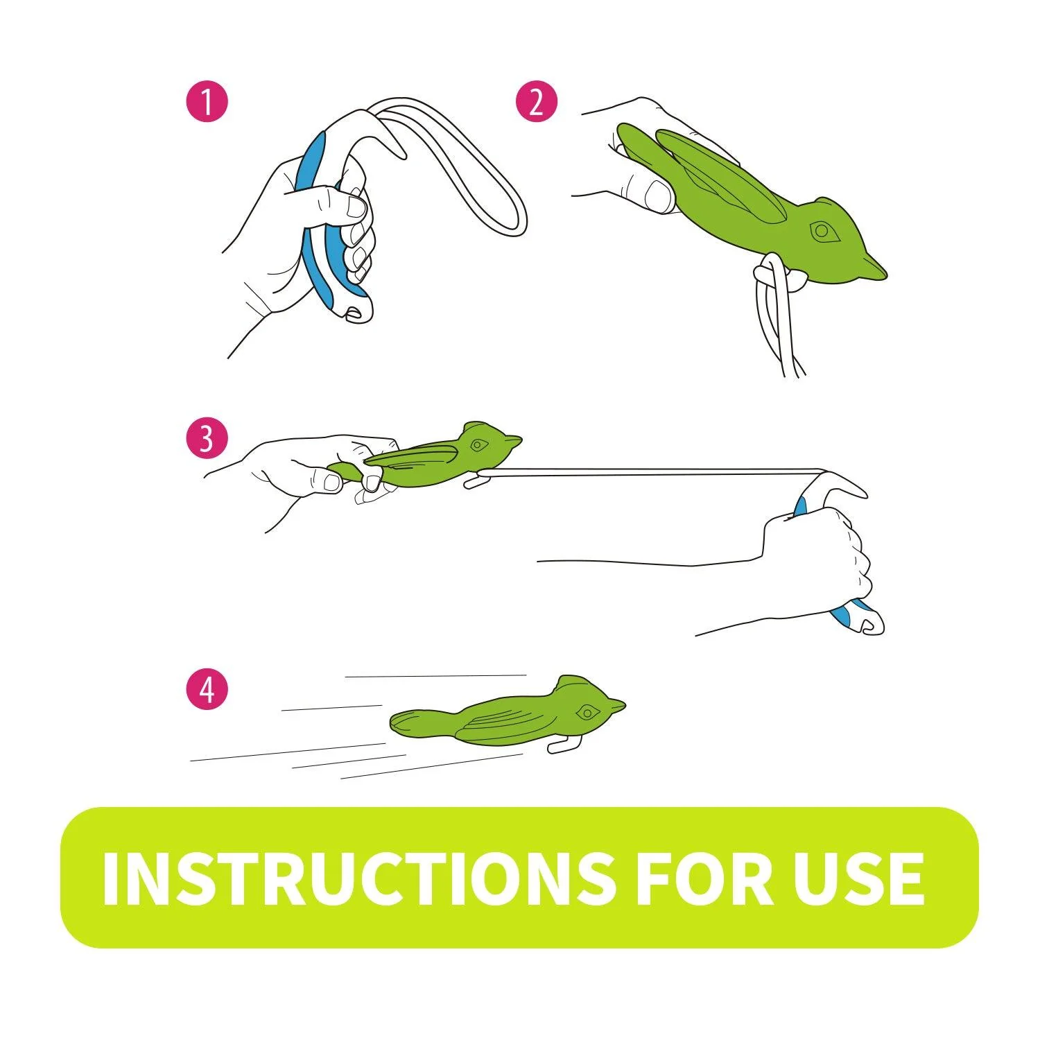 Mallard Interactive Dog Toy with Slingshot - Image 3