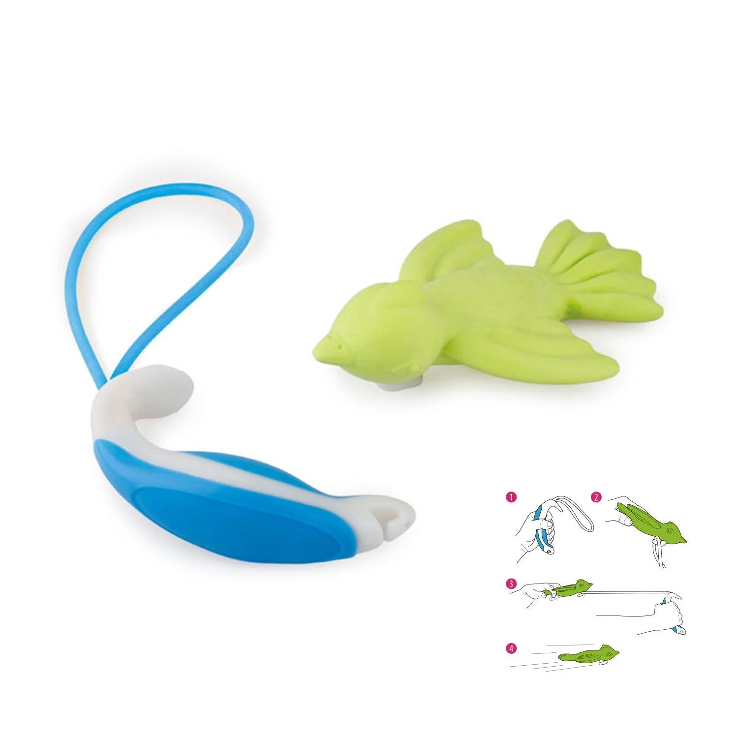 Mallard Interactive Dog Toy with Slingshot - Image 5