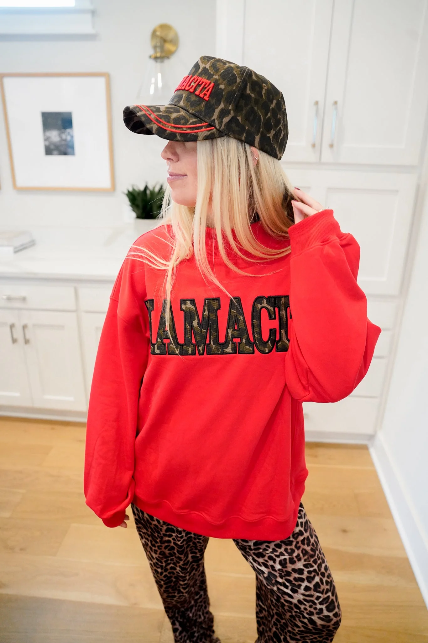 Mamacita - Leopard Vintage Hat - Image 5