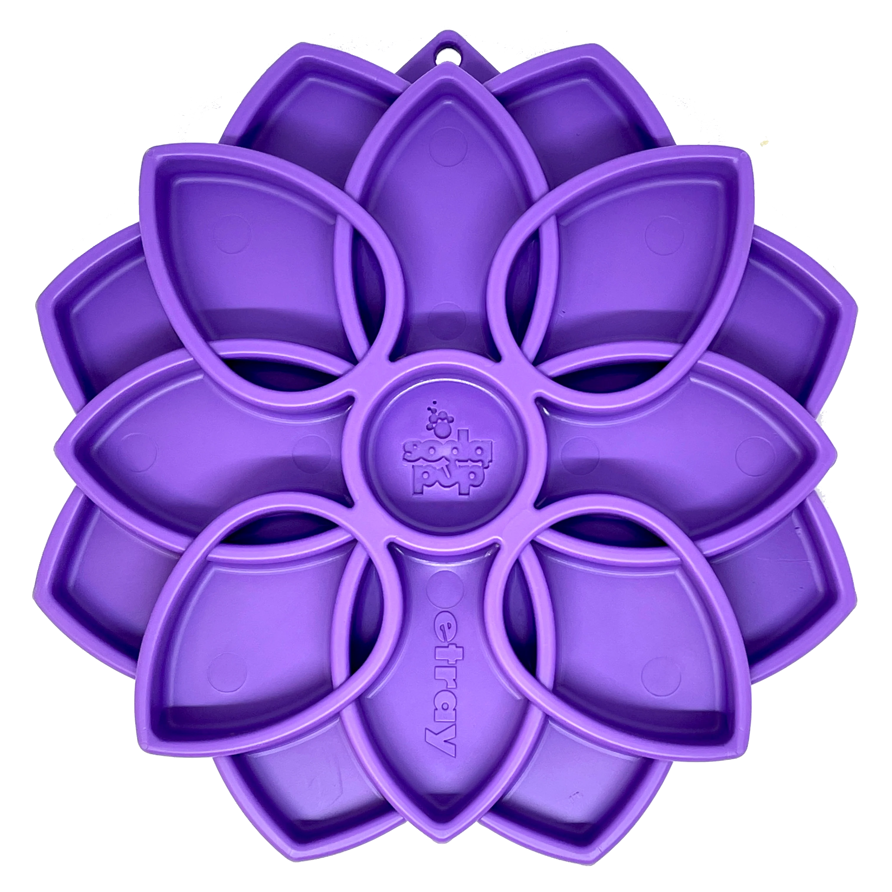 Mandala eTray Shallow Slow Feeder Dog Bowl for Enrichment | USA Made - Image 2