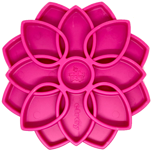 Mandala eTray Shallow Slow Feeder Dog Bowl for Enrichment | USA Made - Image 3
