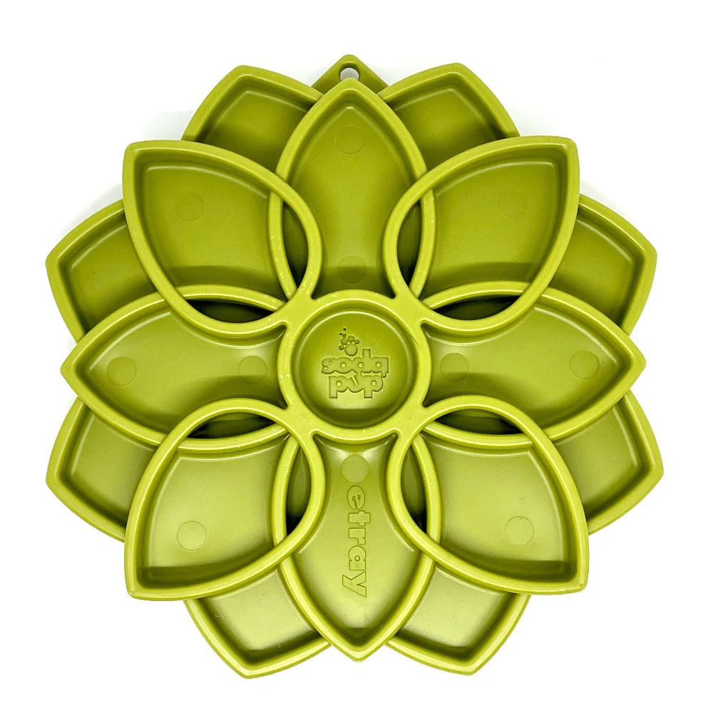 Mandala eTray Shallow Slow Feeder Dog Bowl for Enrichment | USA Made - Image 5