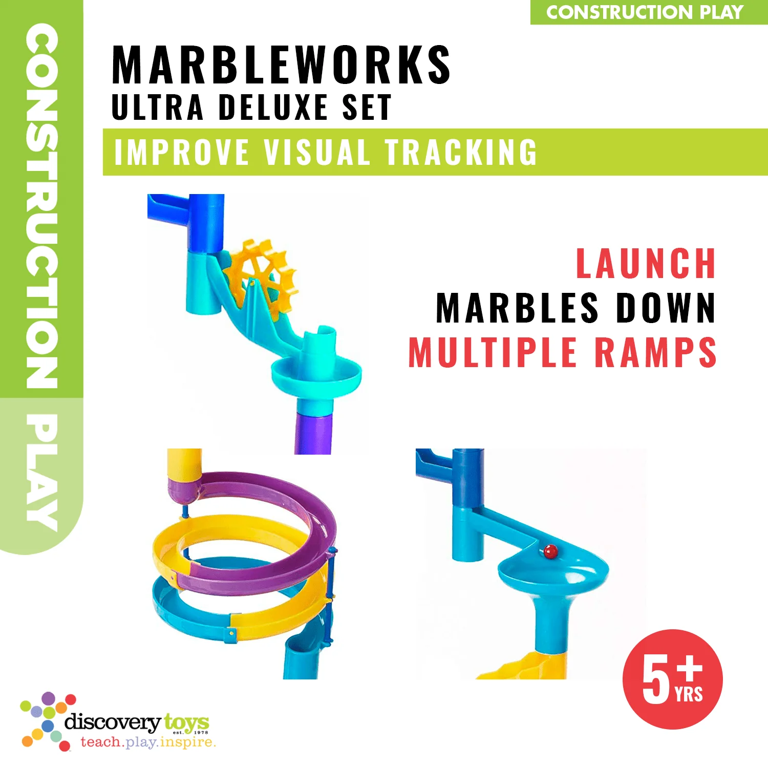 MARBLEWORKS ULTRA GRAND PRIX SET Racing Marble Run - Image 4