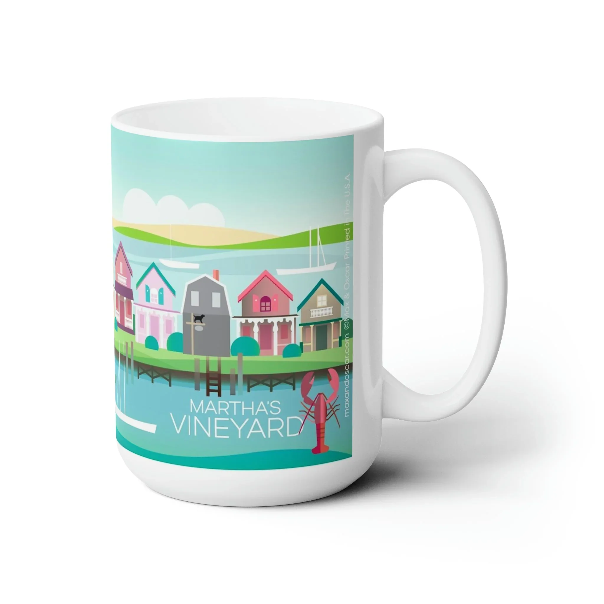 Martha's Vineyard Ceramic Mug 11oz or 15oz - Image 3