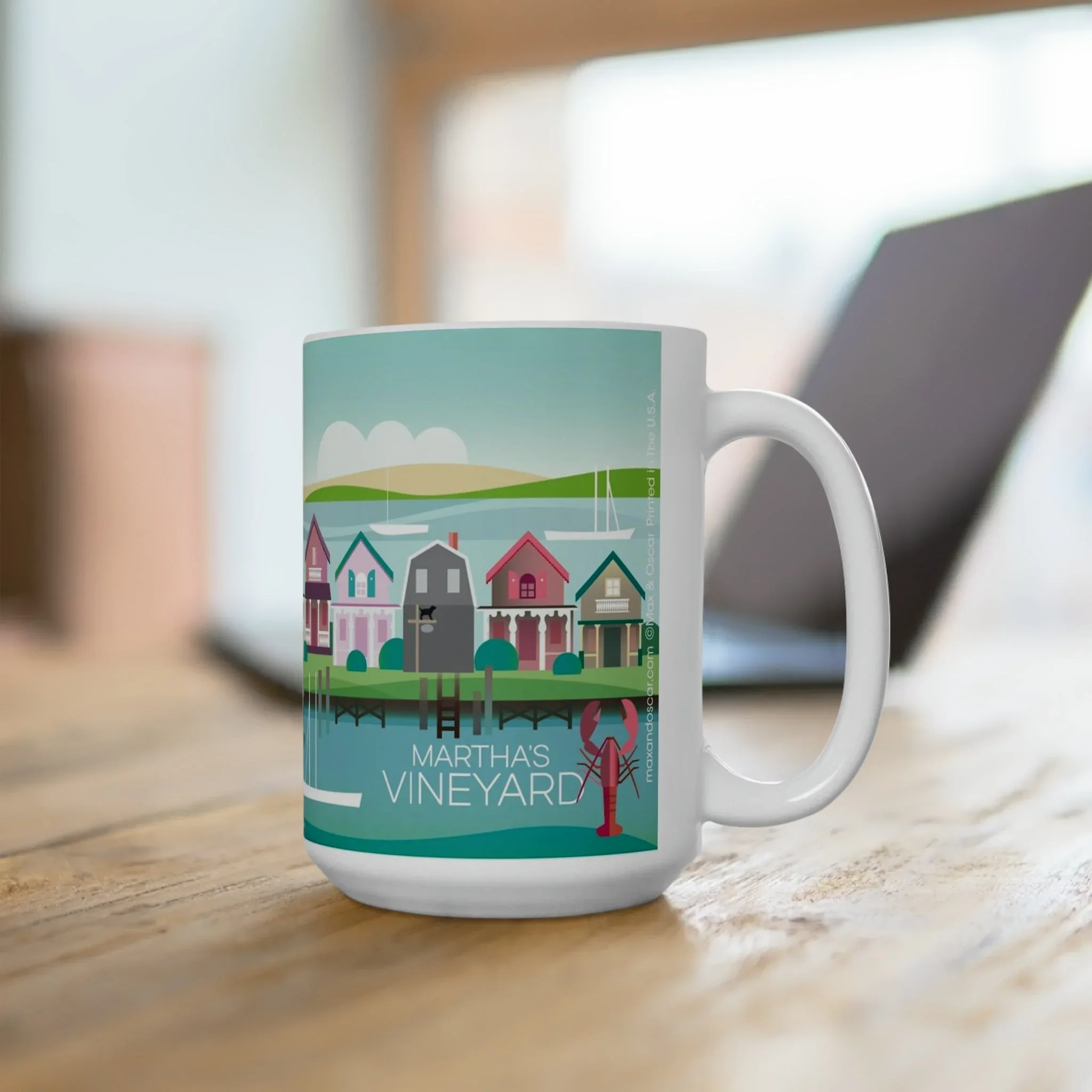 Martha's Vineyard Ceramic Mug 11oz or 15oz - Image 4