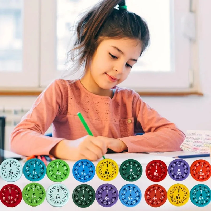 Math Fidget Spinners Fingertip Math Puzzle Toys Math Games Math Operations Decompression Games Desktop Math Multiplication Games - Image 2