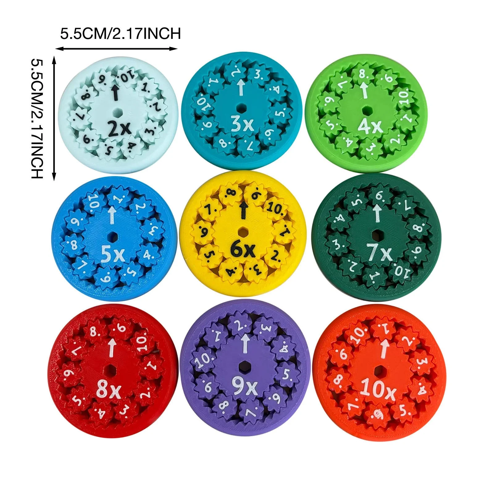 Math Fidget Spinners Fingertip Math Puzzle Toys Math Games Math Operations Decompression Games Desktop Math Multiplication Games - Image 9