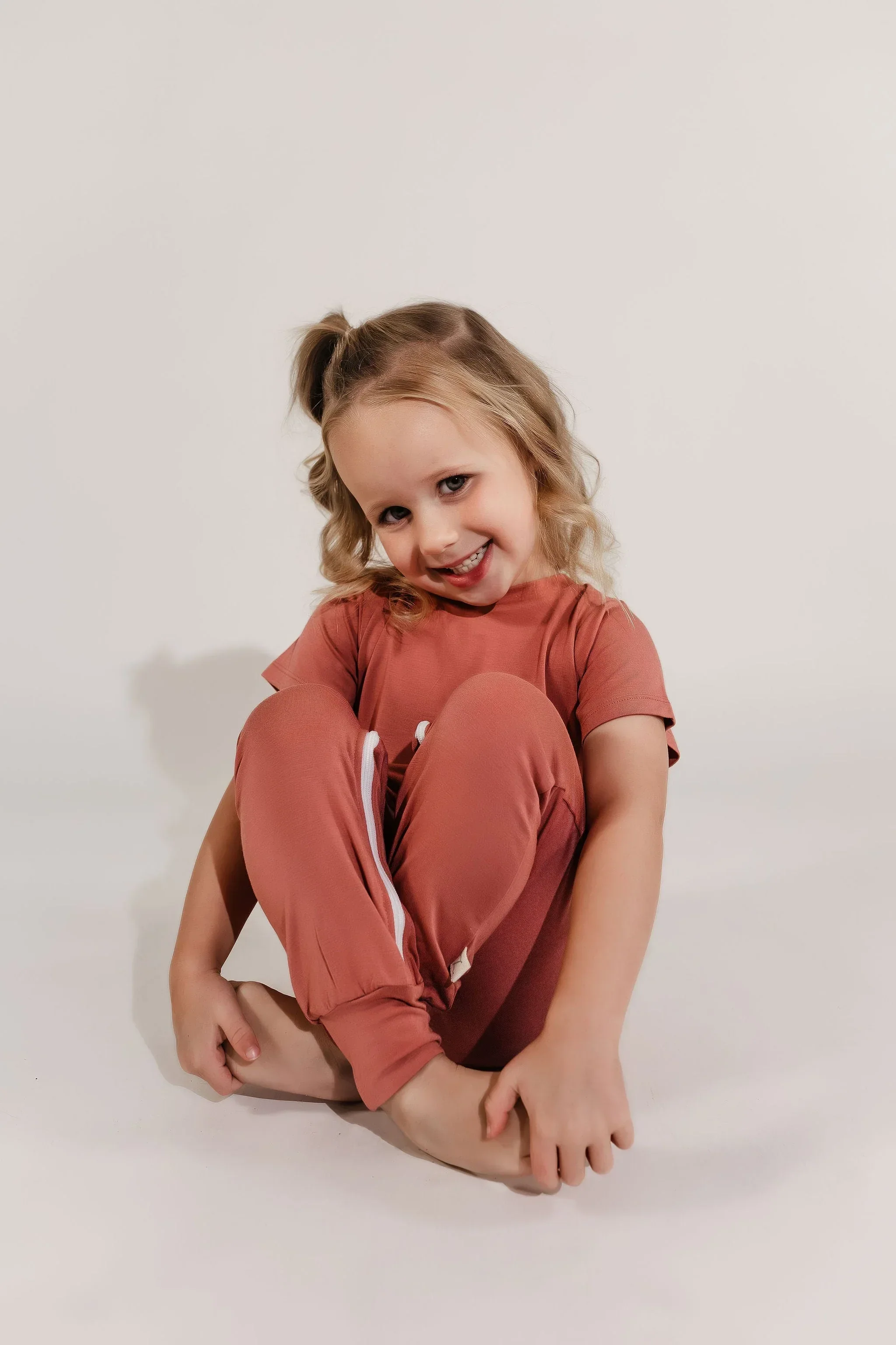 Mauve Bamboo Lyocell Zip Romper - Image 5