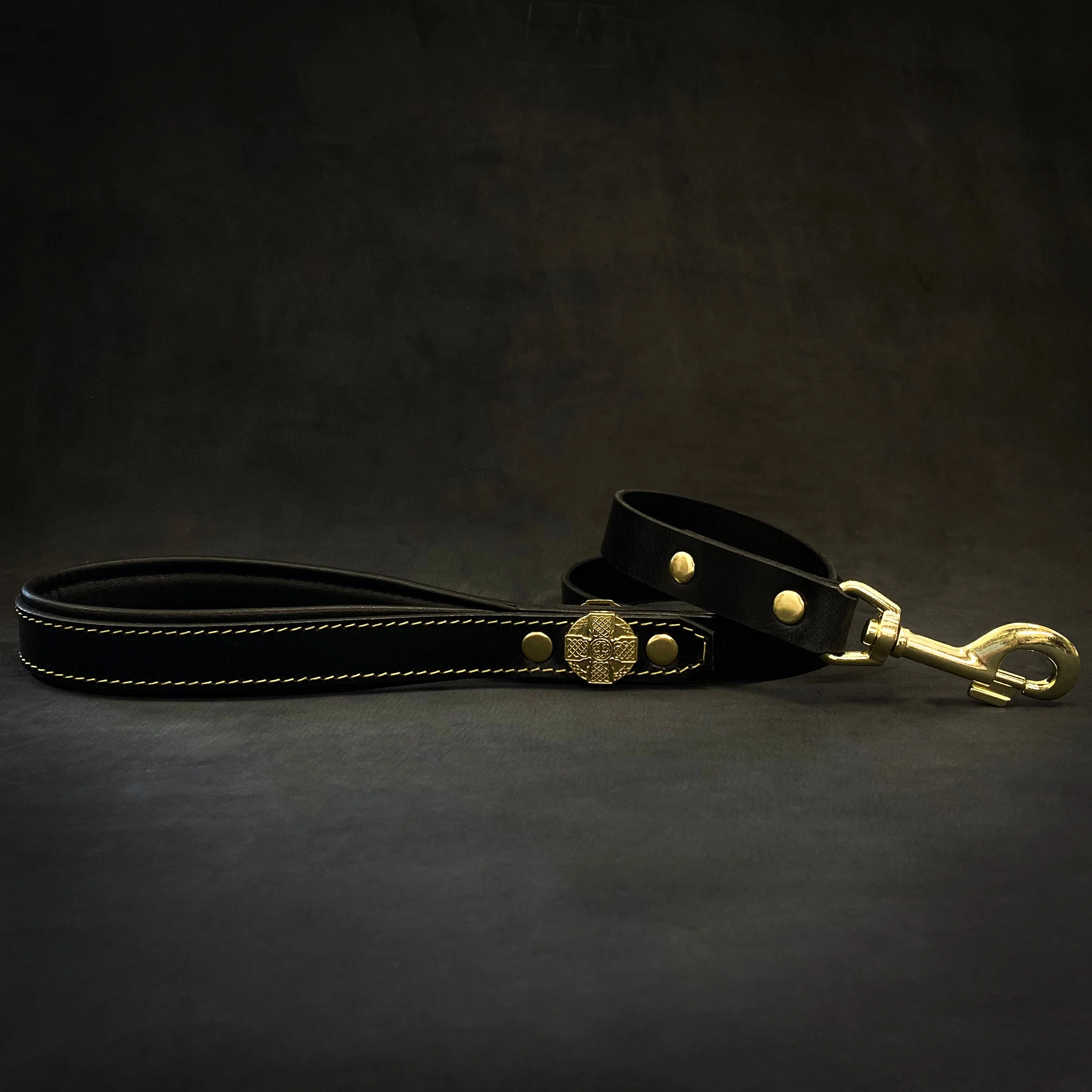 Maximus Gold Leash 1 inch wide - Image 2