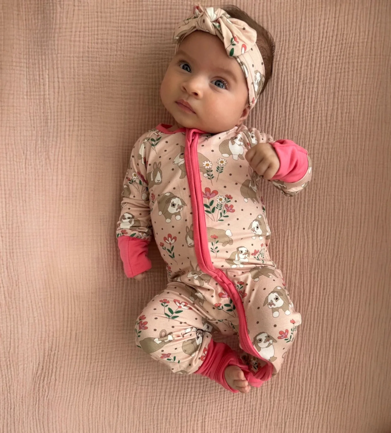 Meadow Bunny (Convertible Zip Footies) - Image 5
