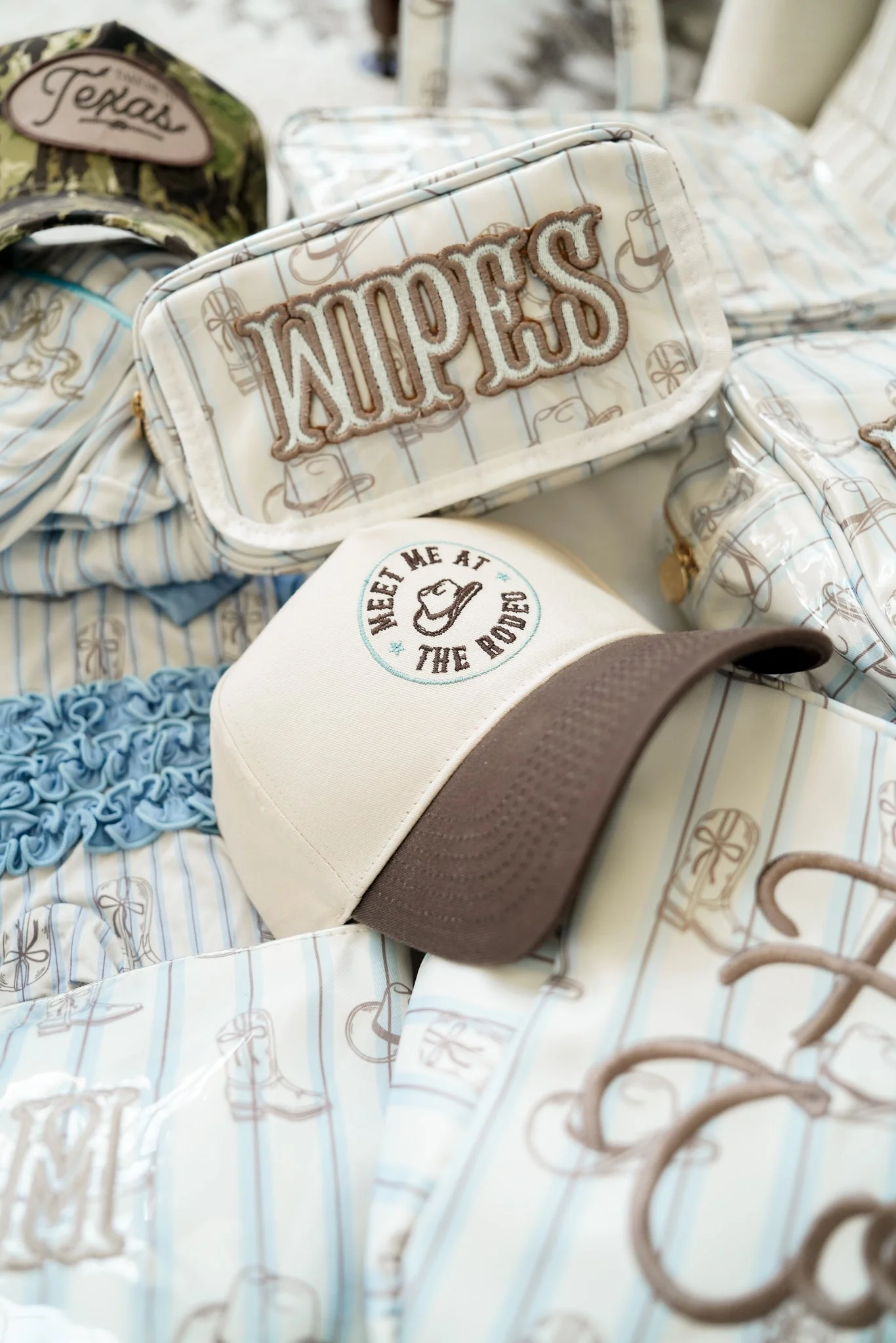 Meet me at the Rodeo - Brown Vintage Trucker Hat - Image 10