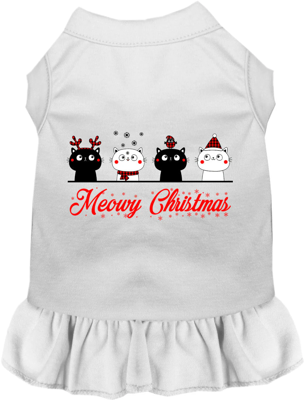 Meowy Christmas Pet Dress - Image 3