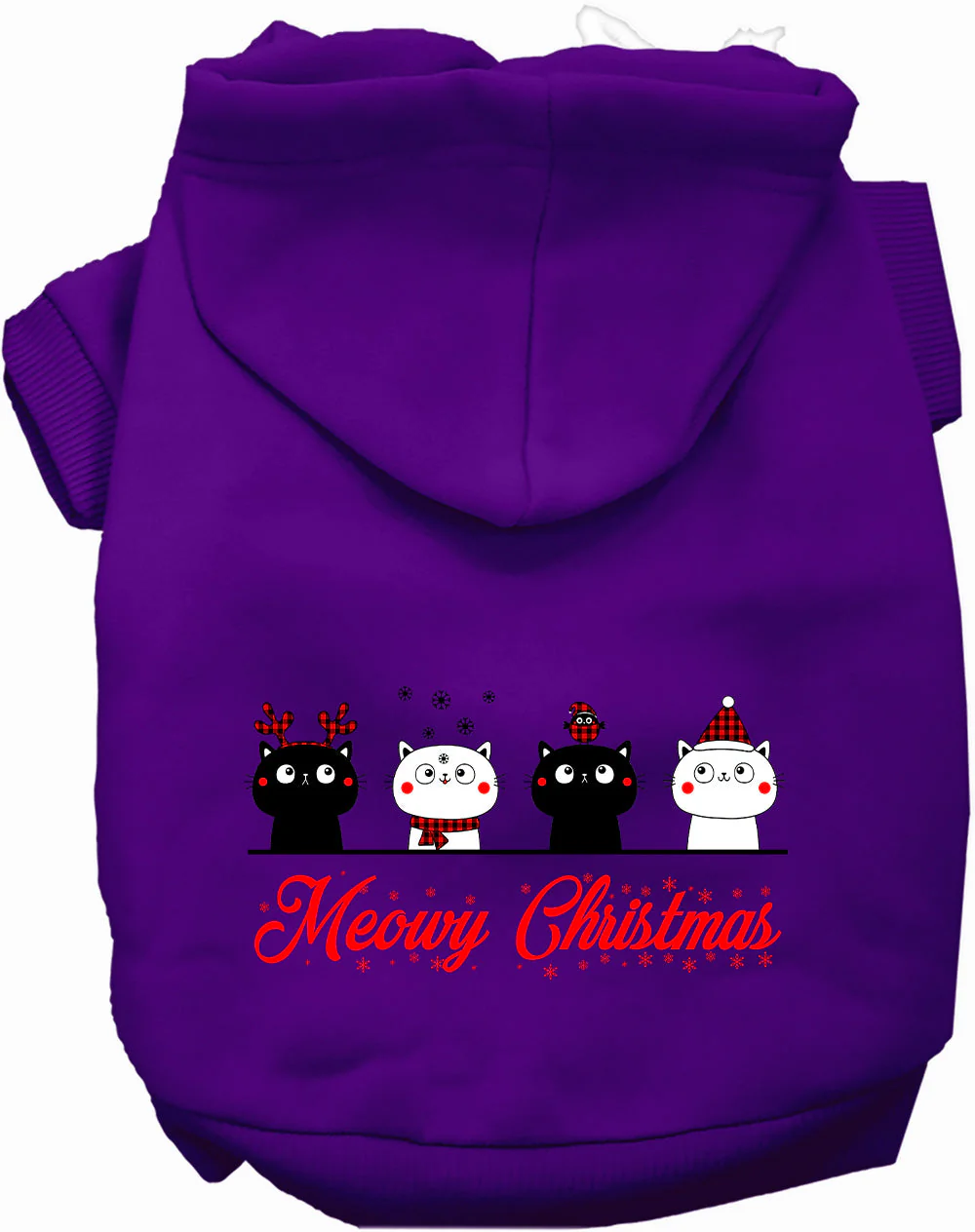Meowy Christmas Pet Hoodie - Image 10