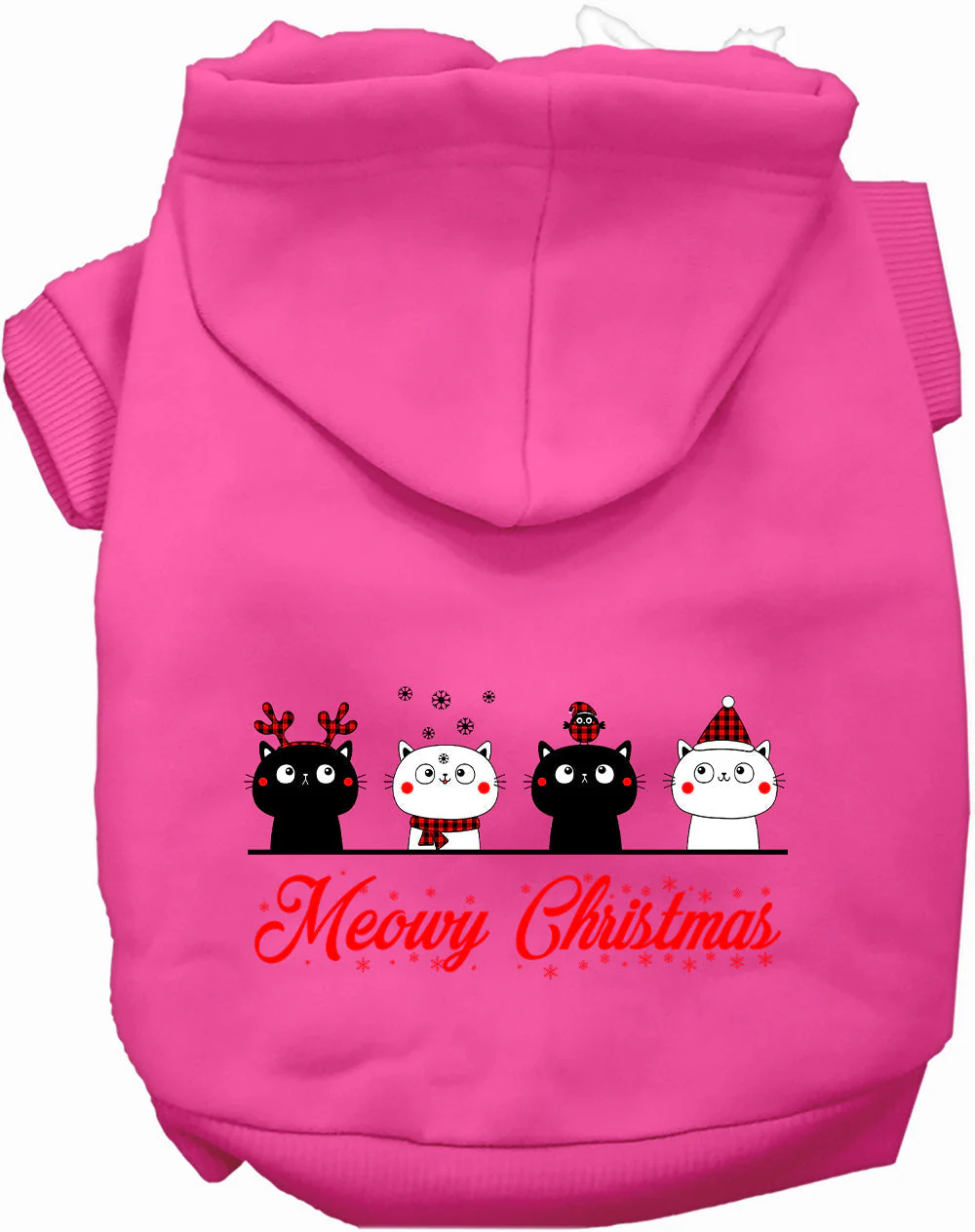 Meowy Christmas Pet Hoodie - Image 5