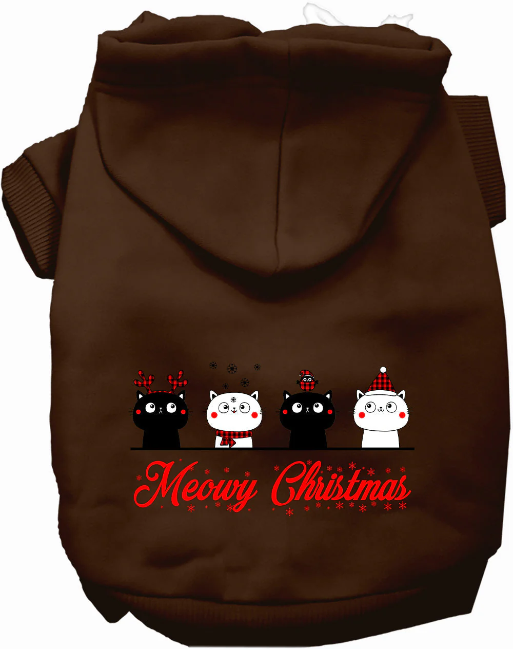 Meowy Christmas Pet Hoodie - Image 6