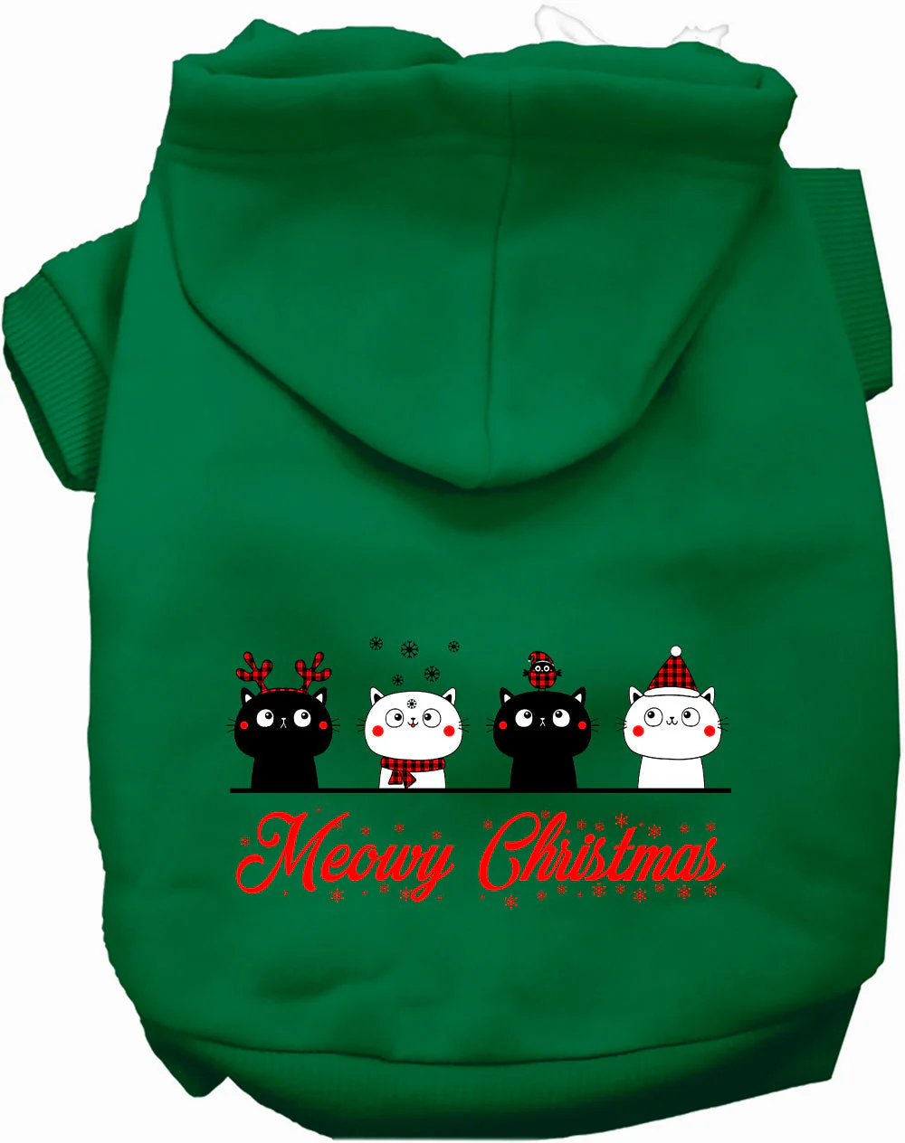 Meowy Christmas Pet Hoodie - Image 8
