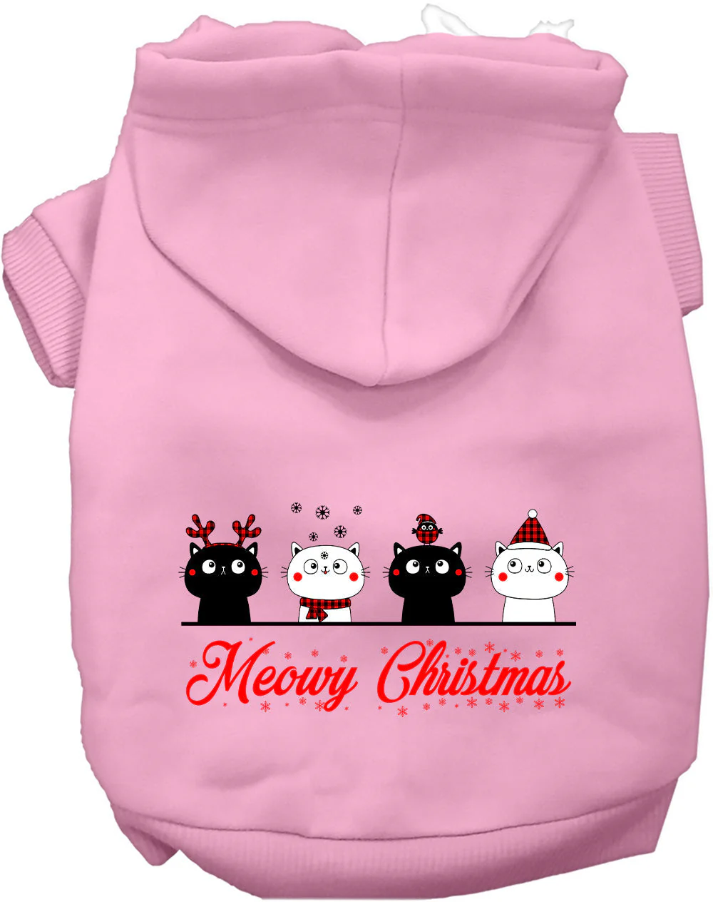 Meowy Christmas Pet Hoodie - Image 9
