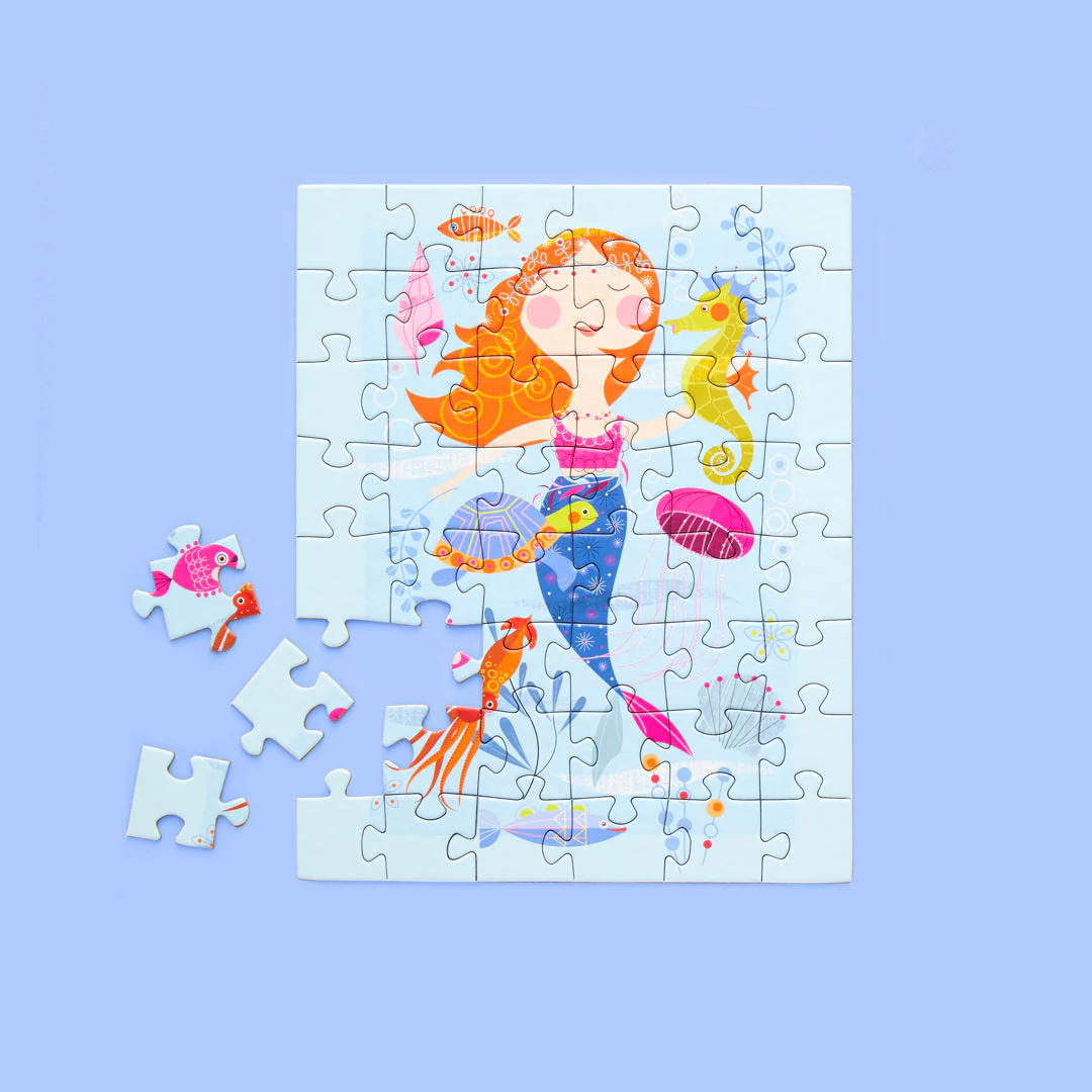 Mermaid and Friends 48 Piece Jigsaw Puzzle Snax - Image 2