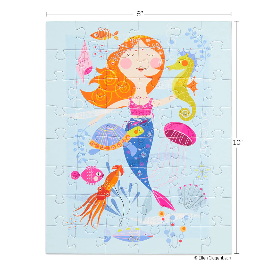 Mermaid and Friends 48 Piece Jigsaw Puzzle Snax - Image 4