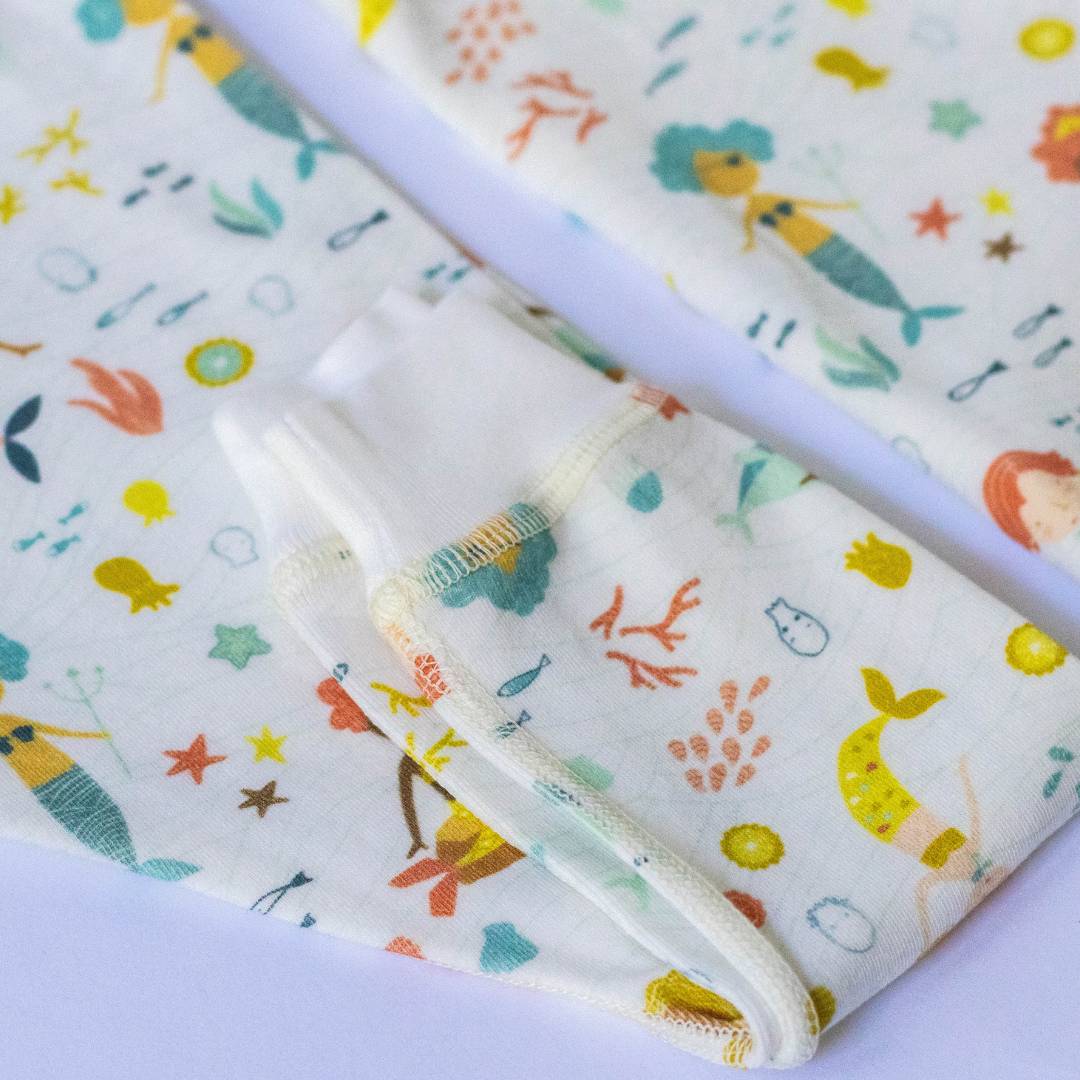 Mermaids from around the world Organic Pajamas - Image 10