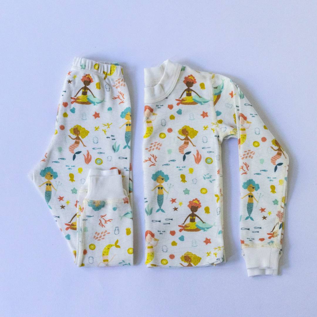 Mermaids from around the world Organic Pajamas - Image 2