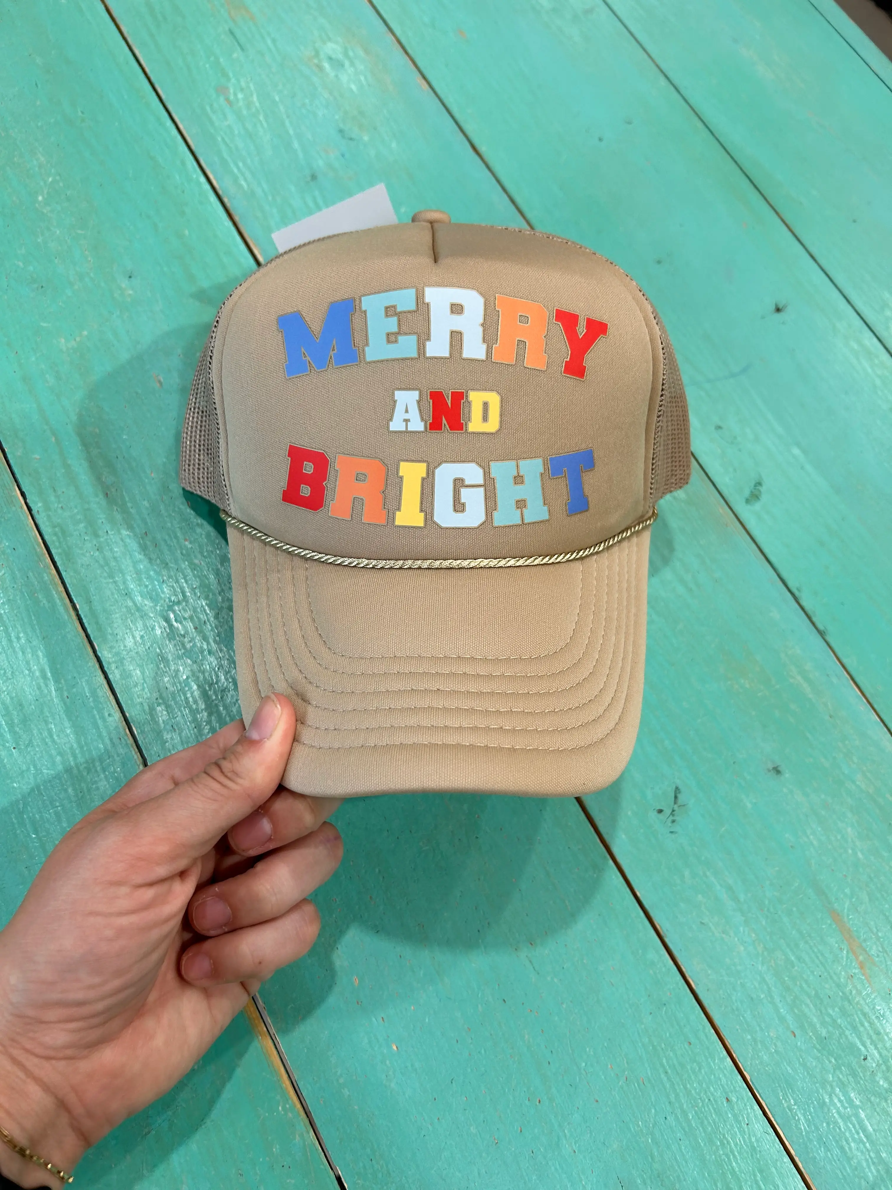 Merry & Bright Christmas Trucker - Image 2