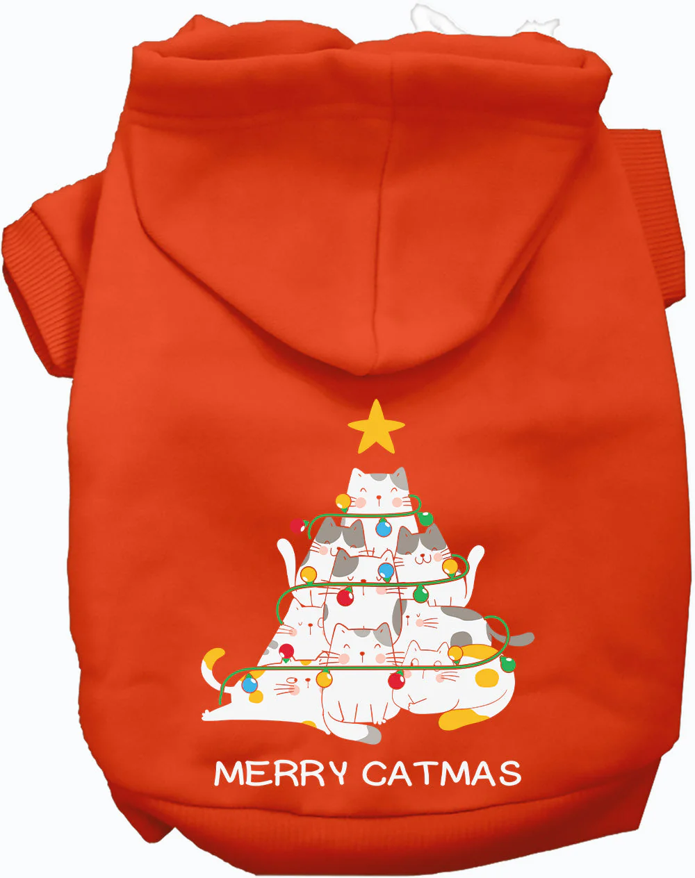 Merry Catmas Pet Hoodie - Image 10