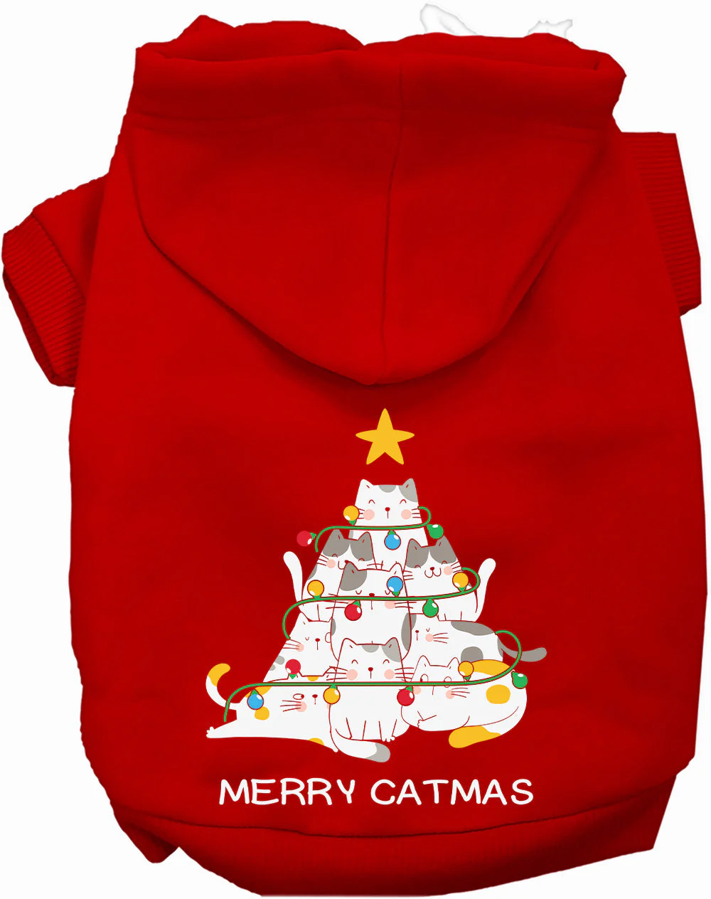 Merry Catmas Pet Hoodie - Image 11