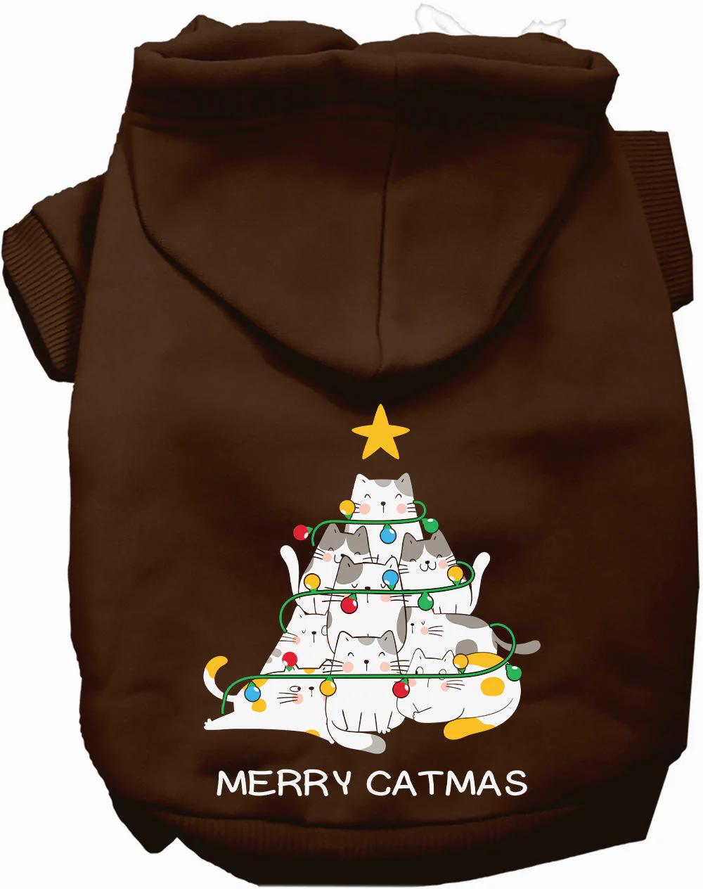 Merry Catmas Pet Hoodie - Image 3