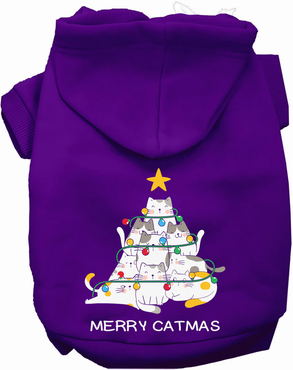 Merry Catmas Pet Hoodie - Image 5