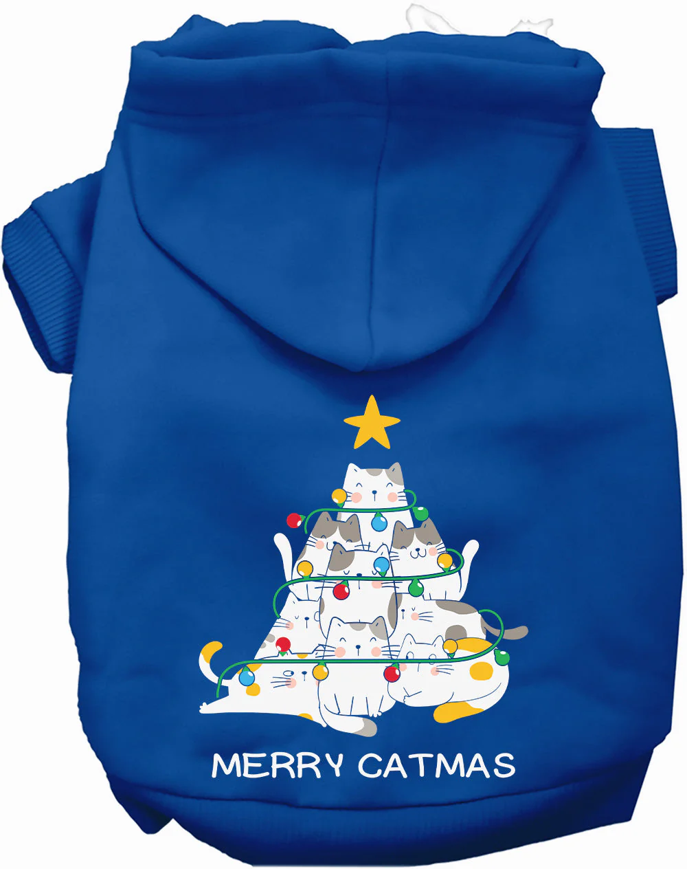 Merry Catmas Pet Hoodie - Image 6