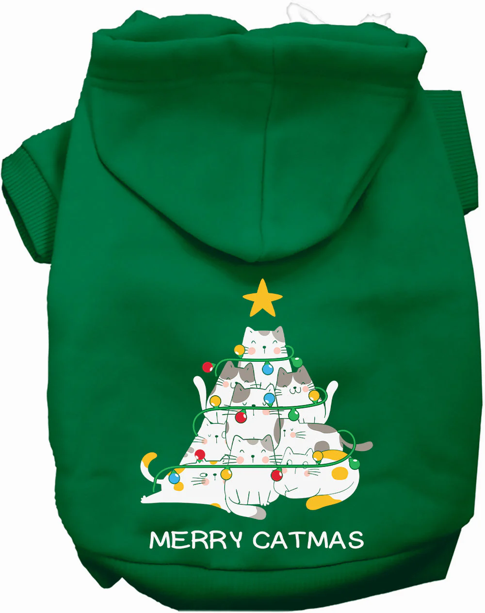 Merry Catmas Pet Hoodie - Image 8