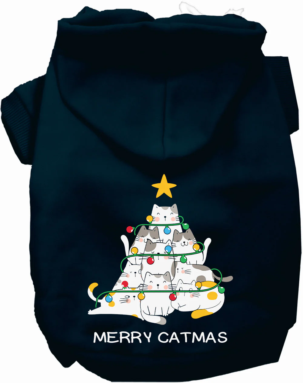 Merry Catmas Pet Hoodie - Image 9